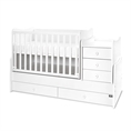 Letto MAXI PLUS NEW white /Telaio a doghe - livello 2/